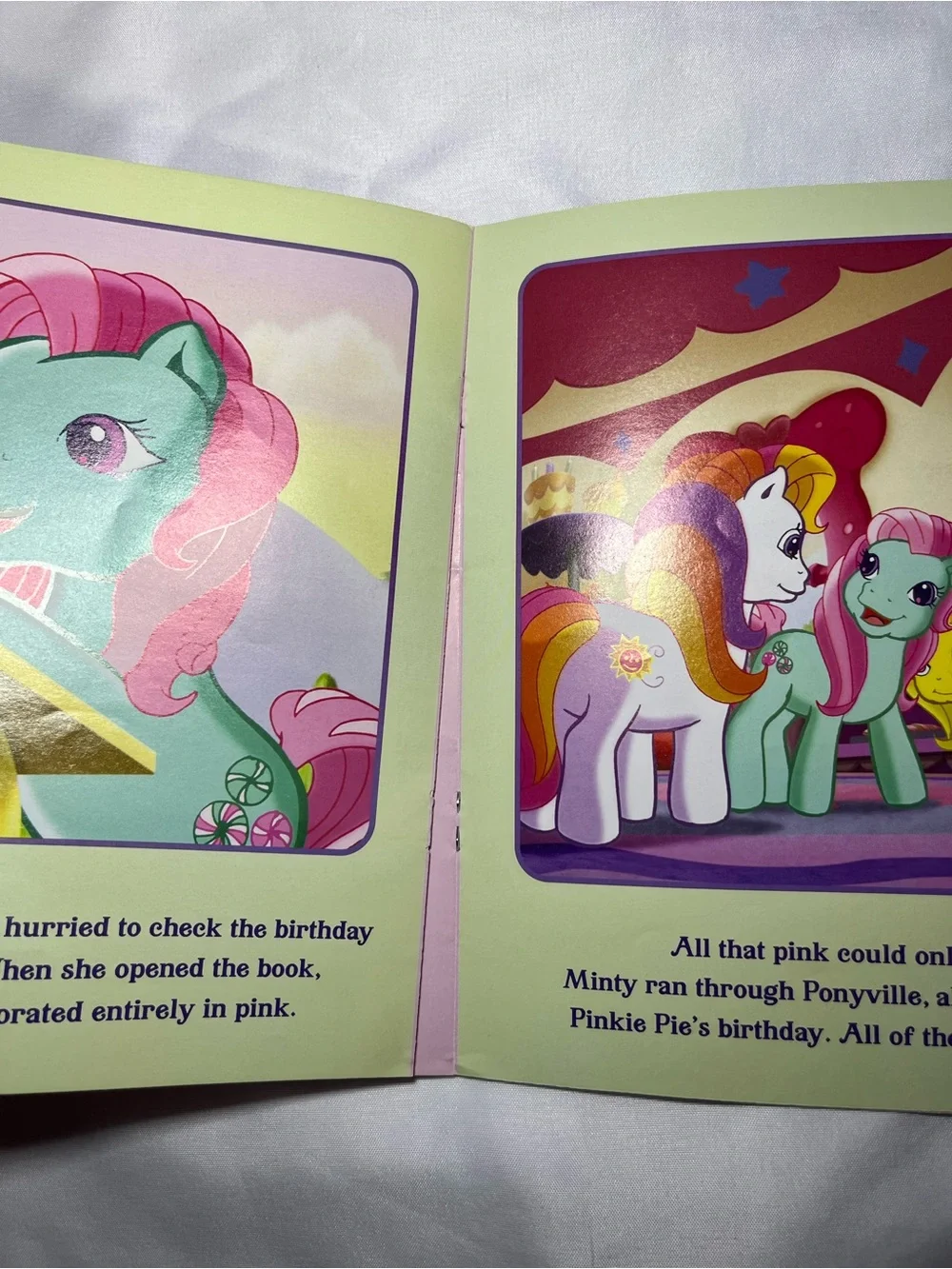 My Little Pony A Very Pony Place Paperback Book #760 Vintage 2007 2 Stories